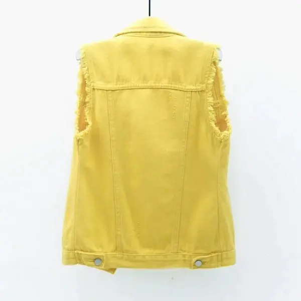 Fashion Denim Vest: Sleeveless Short Jacket for Women (6 Colors, Spring/Autumn) - Image 4