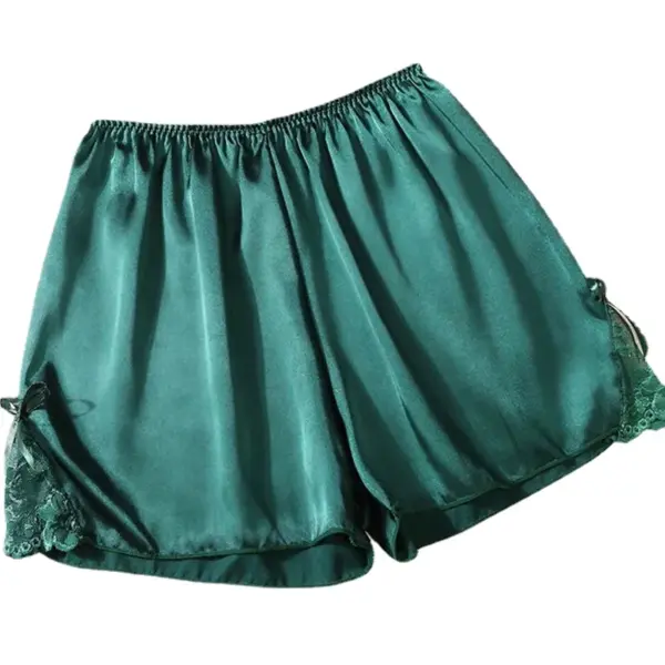 Women's Anti-Exposure Ice Silk Safety Shorts: Ruffled Lace Lolita Bloomers - Image 5