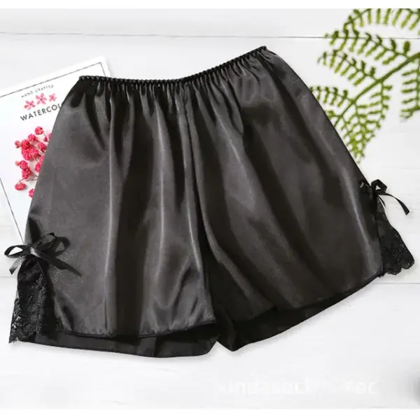 Women's Anti-Exposure Ice Silk Safety Shorts: Ruffled Lace Lolita Bloomers - Image 7