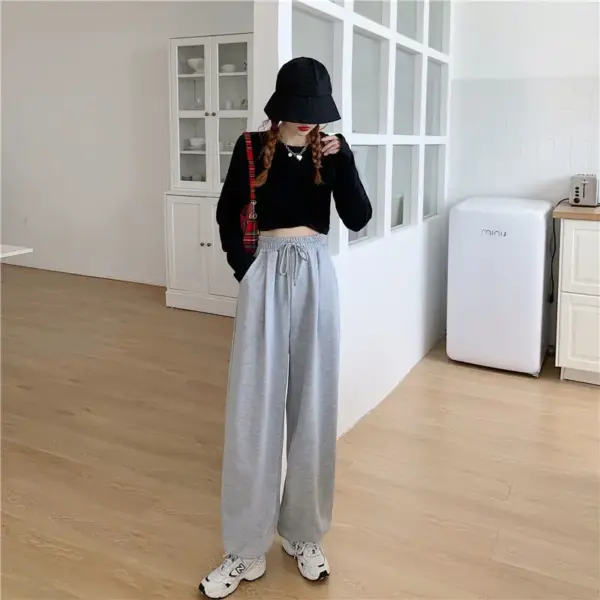 Women's Sweatpants: Simple and Wild Casual Harajuku Pants - Image 3