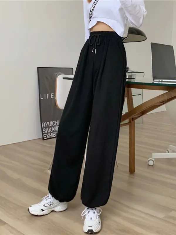 Women's Sweatpants: Simple and Wild Casual Harajuku Pants - Image 5