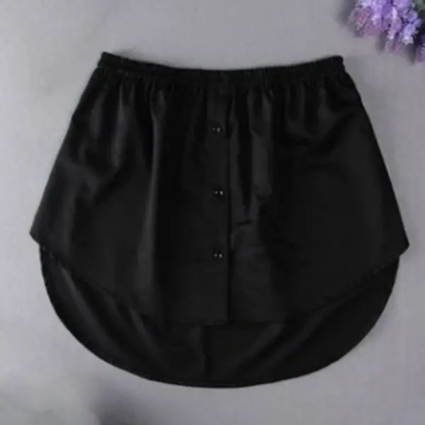 Women's Adjustable Blouse Extender: Layering Faux Top with Mini Skirt - Image 8
