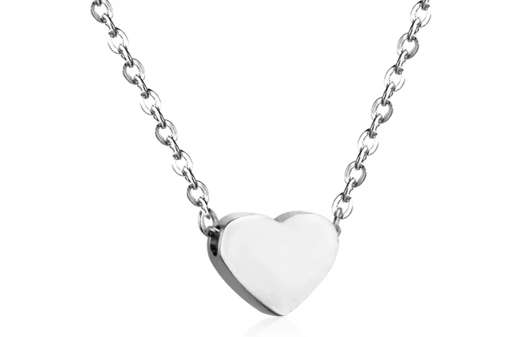 LUXUKISSKIDS Heart Star Moon Pendant Necklaces Tiny Charms Stainless Steel Choker Women/Girls Y2K Sweater Boho Jewelry Collares – 193 1