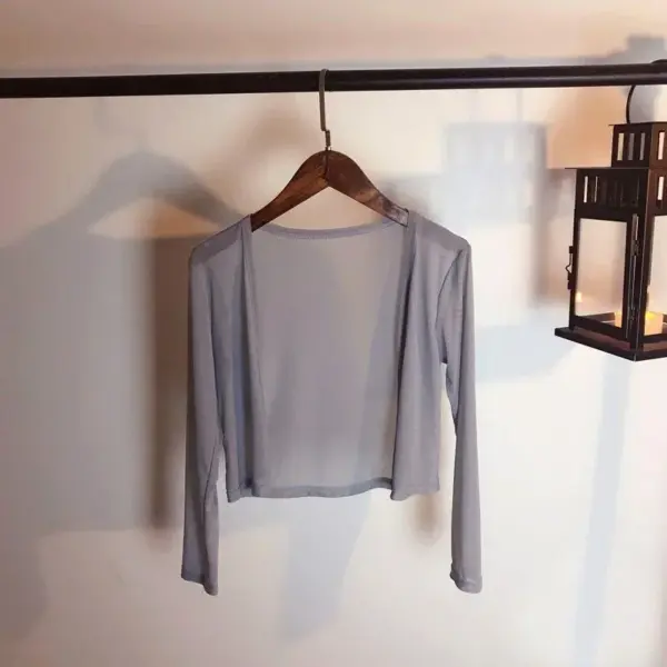 Short Mesh Cardigan: Sexy Summer Cover-Up (Transparent, Breathable) - Image 3