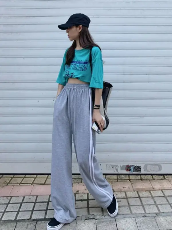 Summer Workout Pants: Women's High Waist Yoga Joggers with Drawstring - Image 4