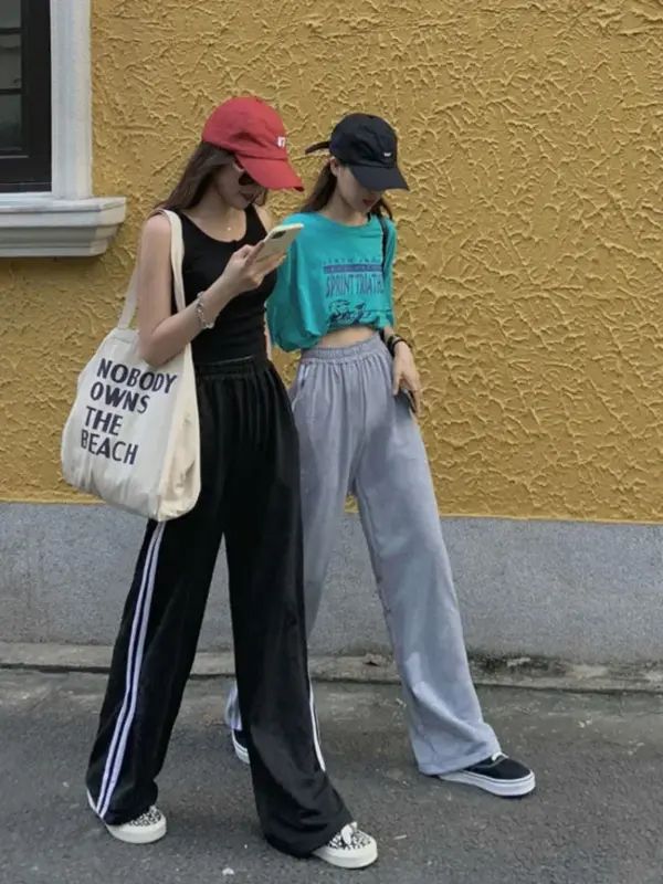 Summer Workout Pants: Women's High Waist Yoga Joggers with Drawstring - Image 5