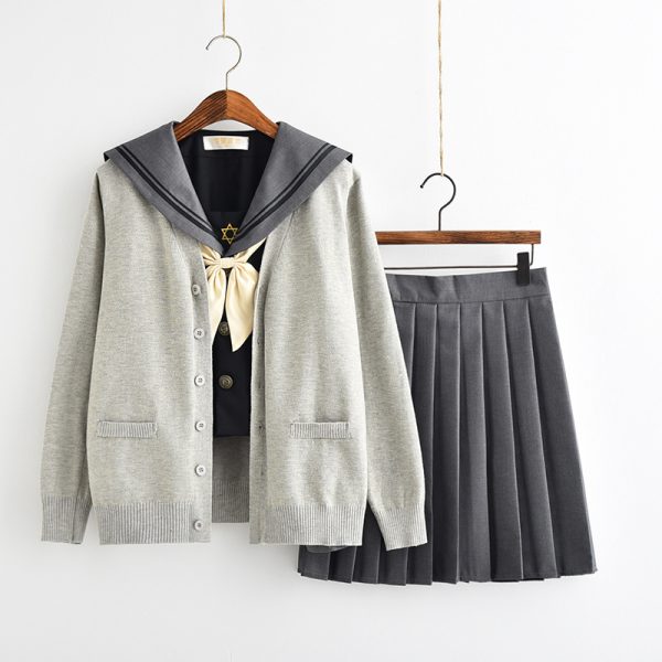 JK Uniform Academy Suit, Japanese Soft Girl Sailor Uniform, Japanese Kansai Collar Long Sleeve Female Student School Uniform