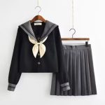 JK Uniform Academy Suit, Japanese Soft Girl Sailor Uniform, Japanese Kansai Collar Long Sleeve Female Student School Uniform