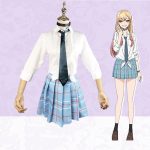 Changing clothes, doll falling in love, cosplay, Kitagawa Haimeng, cosplay, school uniform, anime, JK uniform, female wig