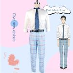 Changing clothes, doll falling in love, cosplay, Kitagawa Haimeng, cosplay, school uniform, anime, JK uniform, female wig