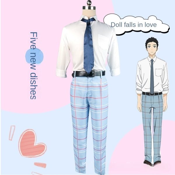 Changing clothes, doll falling in love, cosplay, Kitagawa Haimeng, cosplay, school uniform, anime, JK uniform, female wig