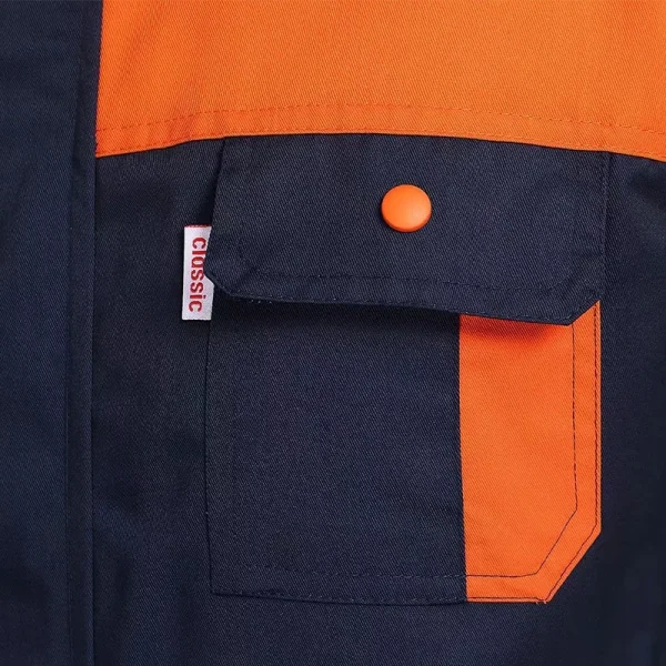 Customized/Logo Work Clothes DIY LOGO Men's and Women's Long sleeved Work Clothes Repairman's Clothing Workshop Clothing Top