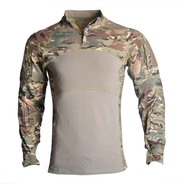 Outdoor Uniform Tactical Suits Shirts Outfit Men Clothing Wear resistant Tops Airsof Cargo Pants Camo Hunting Pant +Pads