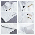 Quality Chef Waiter Uniform Short Sleeve Kitchen Restaurant Cook Chef   Shirt  Sushi Costumes Chef Coat