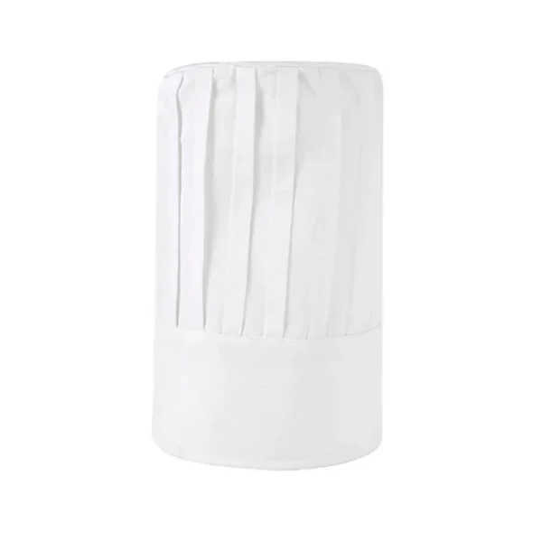 Men Kitchen Elastic Cap Hotel Restaurant Kitchen Chef High Hats Catering Serve Bakery Cake Shop Breathable Cook Medium Hat