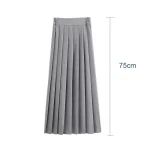 School Girls Student Uniform Black Pleated Skirts Elastic Waist Japanese Style Women Cosplay Cosutme Base Preppy Style