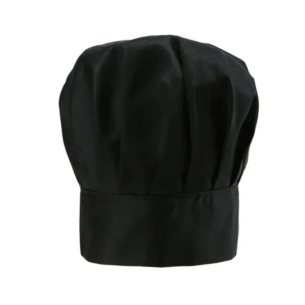 Men Kitchen Elastic Cap Hotel Restaurant Kitchen Chef High Hats Catering Serve Bakery Cake Shop Breathable Cook Medium Hat