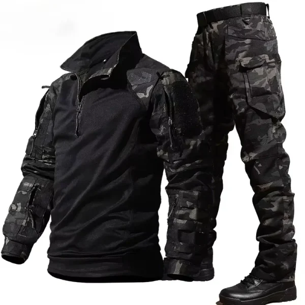 Tactical Uniform Suits Milit Camo Suit Hunting Clothes Combat Shirts Hiking Pants Men Trainning Airsoft Paintball Sets