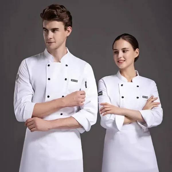 Summer Hotel Restaurant Cafeteri Back Kitchen Breathable Mesh Chef Work Uniform for Men and Women Short Sleeved