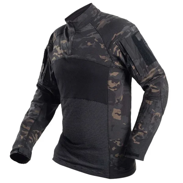 Outdoor Uniform Tactical Suits Shirts Outfit Men Clothing Wear resistant Tops Airsof Cargo Pants Camo Hunting Pant +Pads