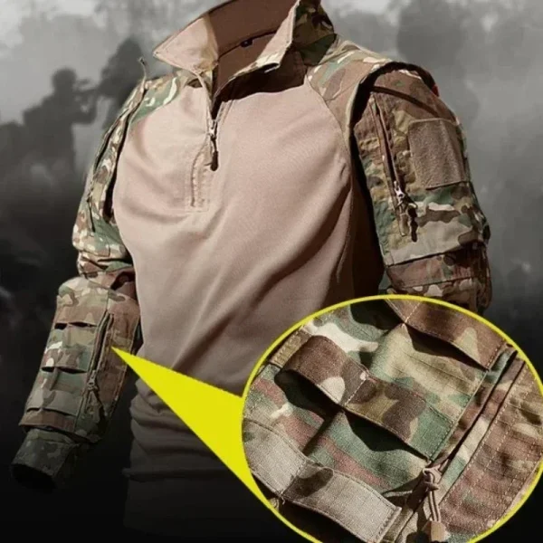 Tactical Uniform Suits Milit Camo Suit Hunting Clothes Combat Shirts Hiking Pants Men Trainning Airsoft Paintball Sets