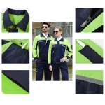 Men work clothing reflective safety working uniforms factory workshop mechanical repairman labor protection workwear two tones5X