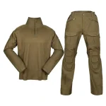 A6 Armour Combat Suit Military Uniform Tactical Suits Men's Outdoor Training Clothes Breathable Cotton Gear Hunting Camo Clothes