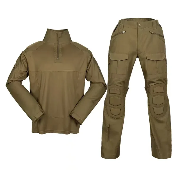 A6 Armour Combat Suit Military Uniform Tactical Suits Men's Outdoor Training Clothes Breathable Cotton Gear Hunting Camo Clothes