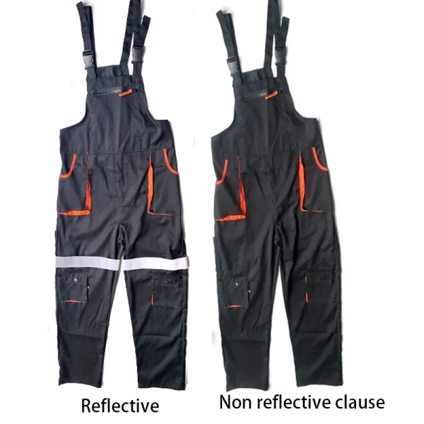Work Bib Overalls Men Male Protective Coverall Repairman Strap Jumpsuits Trousers Working Uniforms Coveralls Free Shippinops 4XL