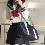 Japanese JK Uniform Orthodox Basic Style Sailor Suit Kansai Collar College Style Suit Cosplay School Students Clothing Uniform