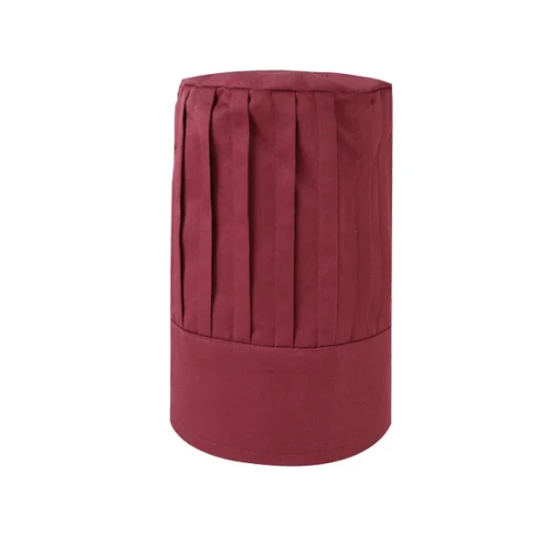 Men Kitchen Elastic Cap Hotel Restaurant Kitchen Chef High Hats Catering Serve Bakery Cake Shop Breathable Cook Medium Hat