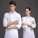 Summer Hotel Restaurant Cafeteri Back Kitchen Breathable Mesh Chef Work Uniform for Men and Women Short Sleeved