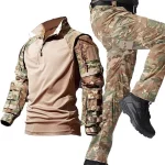 Tactical Uniform Suits Milit Camo Suit Hunting Clothes Combat Shirts Hiking Pants Men Trainning Airsoft Paintball Sets