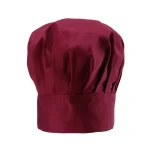 Men Kitchen Elastic Cap Hotel Restaurant Kitchen Chef High Hats Catering Serve Bakery Cake Shop Breathable Cook Medium Hat