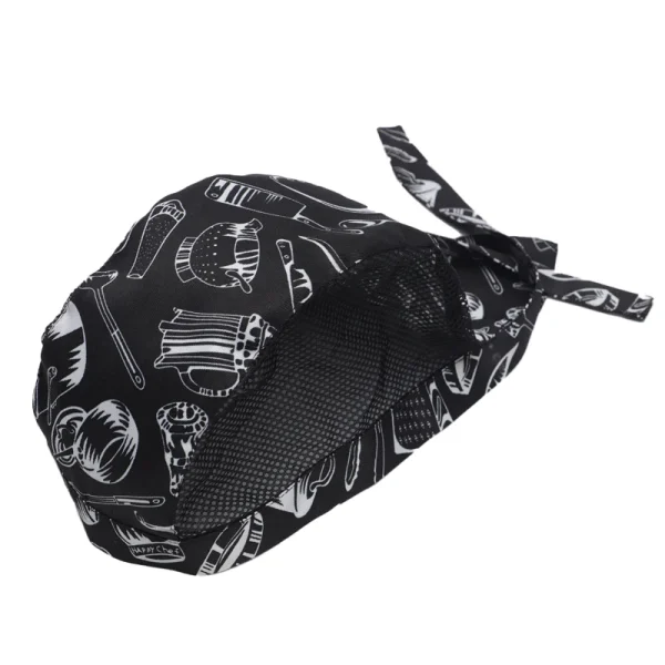 Breathable Mesh Catering Service Chef Waiter Uniform Cap Cooking Bakery BBQ Grill Restaurant Cook Work Hat for Men and Women