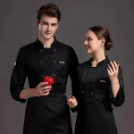Summer Hotel Restaurant Cafeteri Back Kitchen Breathable Mesh Chef Work Uniform for Men and Women Short Sleeved