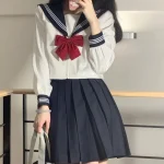 Japanese JK Uniform Orthodox Basic Style Sailor Suit Kansai Collar College Style Suit Cosplay School Students Clothing Uniform