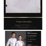 Summer Hotel Restaurant Cafeteri Back Kitchen Breathable Mesh Chef Work Uniform for Men and Women Short Sleeved