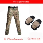 Outdoor Uniform Tactical Suits Shirts Outfit Men Clothing Wear resistant Tops Airsof Cargo Pants Camo Hunting Pant +Pads
