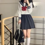 Japanese JK Uniform Orthodox Basic Style Sailor Suit Kansai Collar College Style Suit Cosplay School Students Clothing Uniform