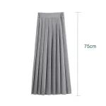 School Girls Student Uniform Black Pleated Skirts Elastic Waist Japanese Style Women Cosplay Cosutme Base Preppy Style