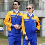 Men work clothing reflective safety working uniforms factory workshop mechanical repairman labor protection workwear two tones5X