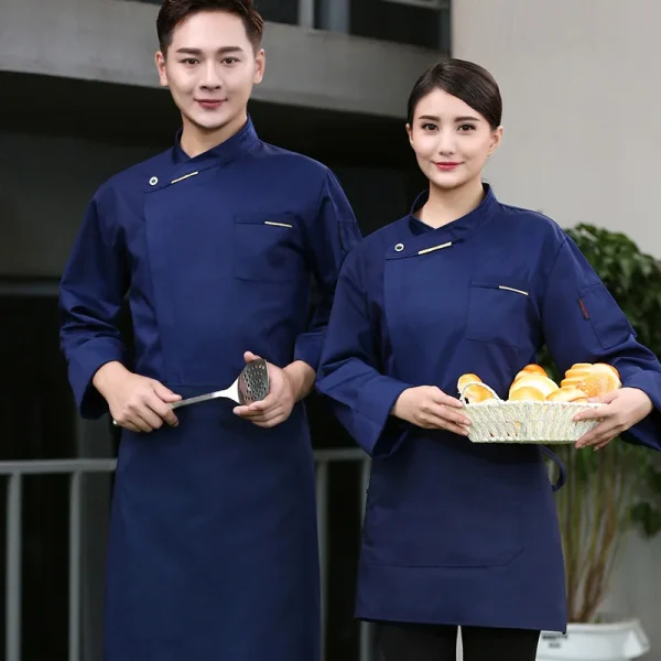 Quality Chef Waiter Uniform Short Sleeve Kitchen Restaurant Cook Chef Jaket Shirt Breathable Barber Sushi Costumes Chef Coat